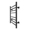 Warmlyyours Sierra Towel Warmer, Black, Dual Connection, 8 Bars TW-SR08KS-HP - alternate 3